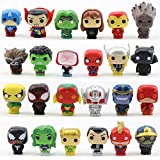 JianYia Super Hero Cake Decorations, Home Decoration. Titan Hero Sculpture Worth Collecting (24 Pieces)