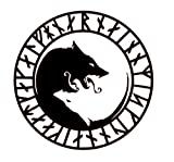 Custom Viking ÚLFHÉÐNAR Wolf Vinyl Decal - Norse Bumper Sticker, for Laptops or Car Windows - Scandinavian Decal