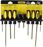 Stanley 60-100 10-Piece Standard Fluted Screwdriver Set