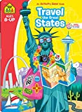 School Zone - Travel the Great States Workbook - 64 Pages, Ages 8 and Up, Geography, Maps, United States, and More (School Zone Activity Zone® Workbook Series)