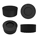 Washer Anti-Vibration and Anti-Walk Washer and Dryer Feet | 8% Bigger Than The Leading Competition | Shock Absorbing Pads with Unique Textured Base (Pack of 4 Rubber Feet) By VIBE KILLER