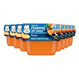 Gerber 1st Foods Baby Food, Peach Puree, Natural & Non-GMO, 2 Ounce Tubs (Pack of 8)