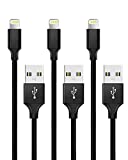 Pantom 6.6-Feet Charging and Data Cables Compatible with iPhone 11/11 Pro/Xs/Xs Max/Xr/X/8/8 Plus/7/7 Plus/6s/6s Plus/5c/5se/5s/iPad Air/iPad Mini/iPod Touch [3-Packs]