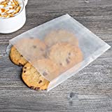 Flat Glassine Wax Paper Sandwich Bags 6 x 7 x 3/4. Waxed Paper Bags (100)