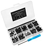 132pcs Personal Computer Screw Standoffs Set Kit for Motherboard Box HDD SSD Fan - with Screwdriver