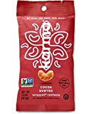 Karma Nuts Cashews with Skin, Whole, Roasted, Vegan, Gluten Free, Sweet, Buttery Snack Nuts, Natural, Low Net Carb, Wrapped, 12 Snack Packs (Cocoa Dusted)