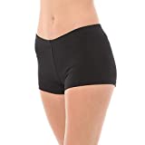 Dance Basix Essential Spandex Black Dance Shorts Women & Girls, Medium