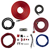DS18 AK4 Complete 4 Gauge CCA Amplifier Installation Wiring Kit - Ampkit Helps Make Connections, Brings Power to Your Radio, Subwoofers, Speakers with Super Flex Wire - 1200W for 1 Amplifier