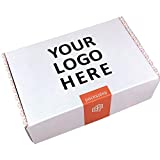 Make your own 9x6x3 custom boxes, printed on the outside (mailers & shipping Boxes). Great for subscriptions, gift boxes, product packaging, etc. Made with corrugated cardboard.