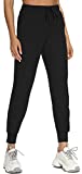 Hi Clasmix Women's Joggers - Sweatpants for Women with Pockets-Yoga Hiking Athletic Workout Runnin Pants (Black, X-Large)