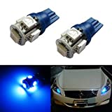 iJDMTOY Ultra Blue 5-SMD 168 194 2825 T10 LED Replacement Bulbs For Car Parking Position Light Upgrade