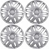 Hub-caps for 06-11 Saab 43346 (Pack of 4) Wheel Covers 16" inch Snap On Silver