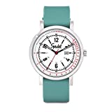 Speidel Scrub 30 Watch for Medical Professionals with Scrub Matching Teal Silicone Band, Pulsometer, Date Window, Easy to Read Dial, Second Hand, Military Time for Nurses, Doctors, Students