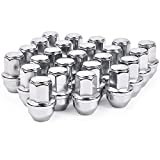MIKKUPPA 24pcs M14x1.5 One-Piece Chrome OEM Factory Style Large Acorn Seat Lug Nuts Replacement for 2015-2020 Ford F-150 F150 Expedition Lincoln Navigator Factory Wheels