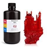 ELEGOO ABS-Like 3D Printer Resin LCD UV-Curing Resin 405nm Standard Photopolymer Resin for LCD 3D Printing Clear Red 1000g