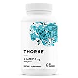 Thorne Research - 5-MTHF 5 mg Folate - Active Vitamin B9 Folate Supplement - 60 Capsules