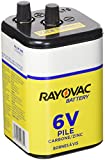 RAYOVAC Heavy Duty Lantern Battery, 6 Volt Screw Terminals, 945R4C