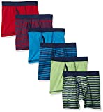 Hanes Boys' Toddler Boxer Brief, Assorted Prints & Solids, 4T