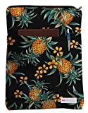 Pineapple Book Sleeve - Book Cover for Hardcover and Paperback - Book Lover Gift - Notebooks and Pens Not Included