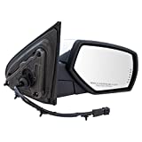 TRQ Mirror Power Folding Heated Memory Signal Puddle Chrome Passenger Side Right RH for 2014-2018 Chevy Silverado 1500 GMC Sierra 1500 & 2015-2018 Silverado Sierra 2500 HD / 3500 HD