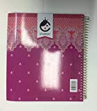 The Taj Mahal Collection by Studio C 5 Subject Notebook 11 x 8.5 inch College Ruled 150 Sheets Violet Pink and More