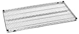 Metro 1842BR Super Erecta Brite Steel Industrial Wire Shelf, 800 lb. Capacity, 1" Height x 42" Width x 18" Depth (Pack of 4)