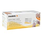 Medela Quick Clean Breast Pump and Accessory Wipes, 40 Count