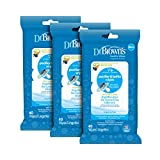 Dr. Brown's Pacifier and Bottle Wipes, 40 Count, 3-Piece