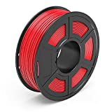 TECBEARS PLA 3D Printer Filament 1.75mm Red, Dimensional Accuracy +/- 0.02 mm, 1 Kg Spool, Pack of 1