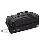 Pathfinder Gear 32 Inch Rolling Drop Bottom Duffel , Black, One Size