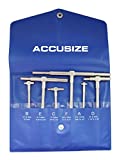 Accusize Industrial Tools 5/16'' - 6'', 6 Pc Telescoping Gage Set, 3602-5011