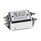 Noise Suppressor Power EMI Filter Termianl Single-Phase Line-Conditioner JREle AC 115/250V 20A CW4L2-20A-S