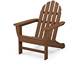 POLYWOOD AD4030TE Classic Outdoor Adirondack Chair, Teak