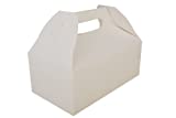 Southern Champion Tray 2701 Paperboard White Small Barn Style Carry Out Box, 5-lb Capacity, 8-7/8" Length x 5" Width x 3-1/2" Height (Case of 250)