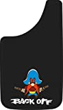 Plasticolor 000502R01 Yosemite Sam Back Off Easy Fit Mud Guard 11" - Set of 2,Multi-colored