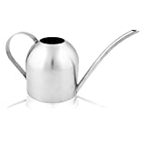 Homarden 30 oz. Stainless Steel Watering Can - Metal Watering Can with Long Spout to Prevent Spillage, Perfect Plant Watering Can for Outdoor and Indoor Plants - Ideal Christmas Gift & Decoration