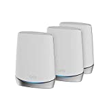 NETGEAR Orbi RBK753S High-Performance Whole Home Mesh WiFi System 3-Pack Includes 1 Router & 2 Satellites White
