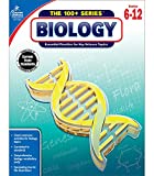 Carson Dellosa The 100 Series: Biology Workbook—Grades 6-12 Science, Matter, Atoms, Cells, Genetics, Elements, Bonds, Classroom or Homeschool Curriculum (128 pgs)