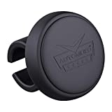 Steering Wheel Spinner, by AutoMuko Silicone Power Handle, Steering Wheel knob, - Easy Installation No Tools Required (Black)