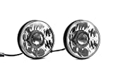 KC HiLiTES 42341 Gravity LED Pro 7" DOT Headlight, Jeep JK 07-18 - Pair Pack System