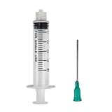 Shintop 10pcs 5ml Syringe with 18Ga 1.5 Inches Blunt Tip Needles for Experiments, Industrial Use