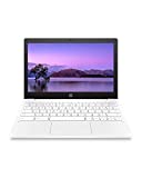 HP Chromebook 11-inch Laptop - Up to 15 Hour Battery Life - MediaTek - MT8183 - 4 GB RAM - 32 GB eMMC Storage - 11.6-inch HD Display - with Chrome OS™ - (11a-na0021nr, 2020 Model, Snow White)