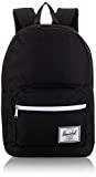 Herschel Pop Quiz Backpack, Black/Black Synthetic Leather, Classic 22L