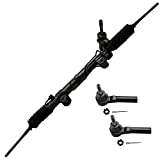 Detroit Axle - Rack and Pinion + Front Outer Tie Rods Replacement for Dodge Avenger 200 Sebring Sedan - 3pc Set