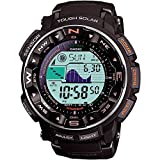 Casio Men's PRO TREK Stainless Steel Japanese-Quartz Watch with Resin Strap, Black, 17 (Model: PRW-2500R-1CR)