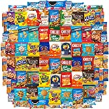 Snack Chest Snacks Care Package Gift Assortment Sampler Mixed Bars, Cookies, Chips, Candy for Office, Military, College, Meetings, Schools, Friends & Family (100 Count)