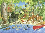 Ravensburger Great Outdoors Puzzle Series: Woodland Friends 300 Piece Jigsaw Puzzle for Adults - 82117 - Every Piece is Unique, Softclick Technology Means Pieces Fit Together Perfectly 20 x 14