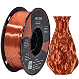 ERYONE Ultra Silk PLA Filament for 3D Printer, 1.75mm, Tolerance: ±0.03mm, 1kg (2.2LBS)/Spool, Copper