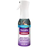 Farnam Vetrolin Liniment Continuous Non-aerosol Spray for Muscle Soreness Relief on Horses, 20 Ounces