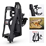 kemimoto ATV Cup Holder, Upgraded Motorcycle Drink Holder Bike Water Bottle Holder Speaker Mount with 0.6”-1.56” Metal Clamp for ATV Motorcycle Bike Boat Stroller Walker Wheelchair Scooter Golf Cart